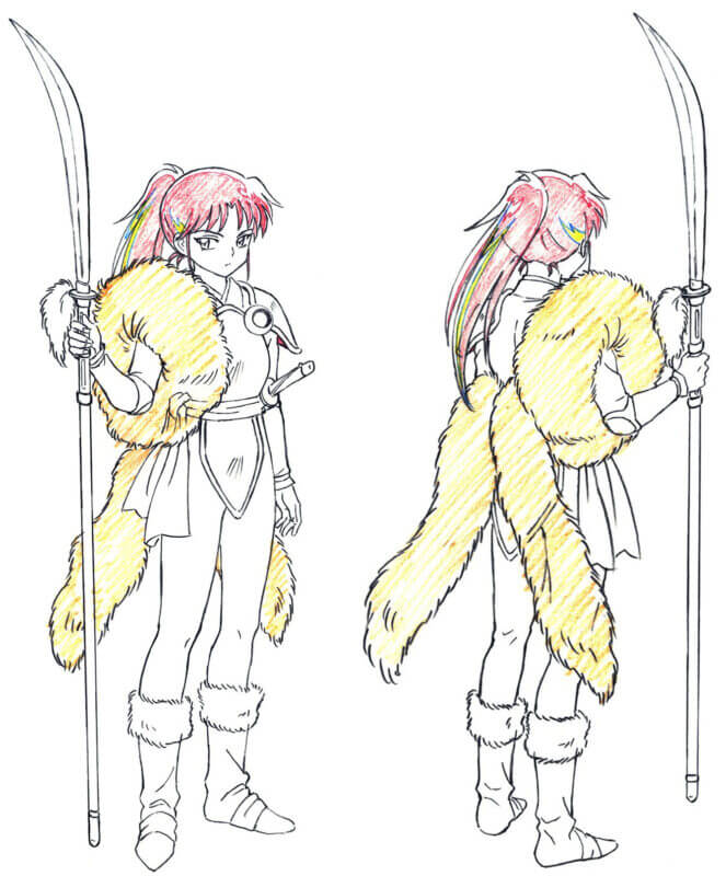 Hanyo no Yashahime  Design de personagens do spin-off de