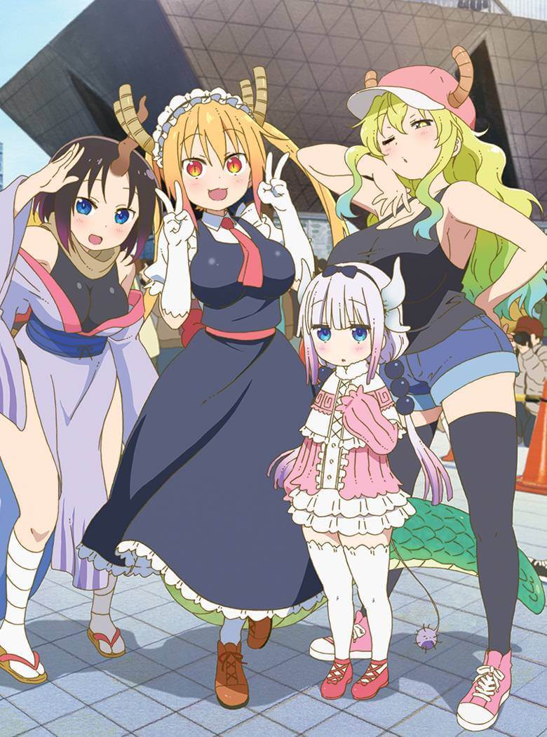Recomendações de Animes Parecidos com Dragon Maid