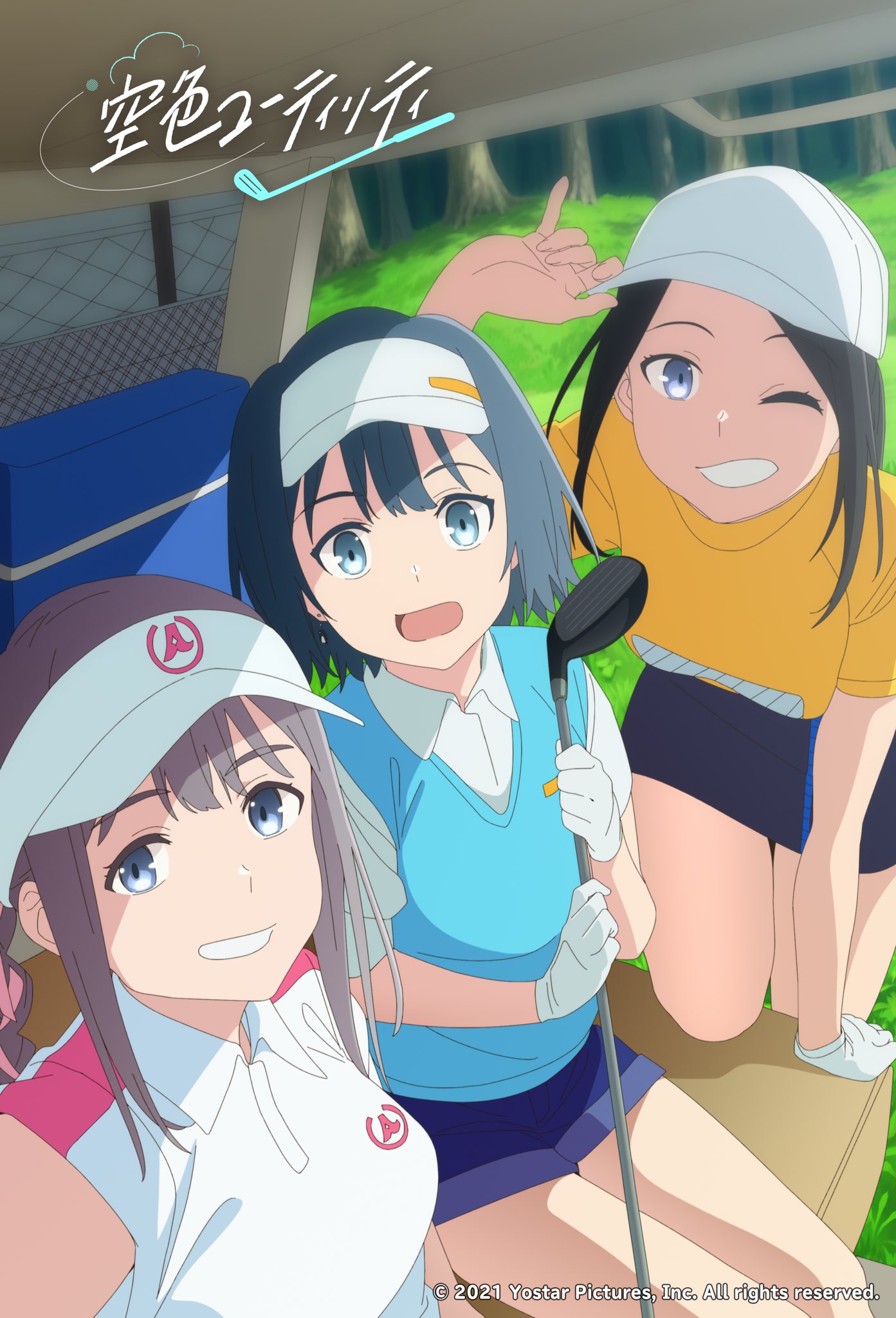 Sorairo Utility - Anime sobre garotas jogando golfe ganha 1° trailer