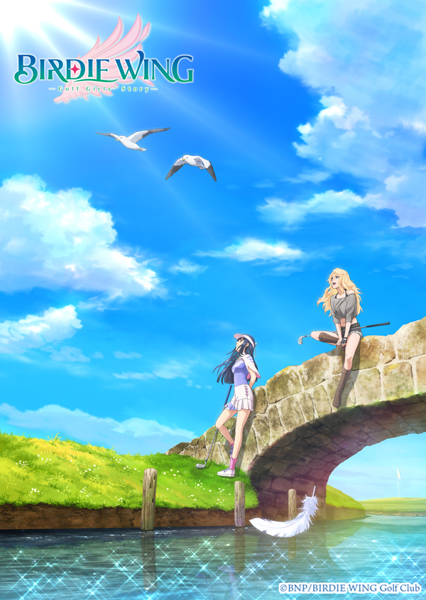 Birdie Wing - Anime original sobre golfe feminino é anunciado para 2022