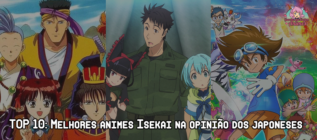 TOP 10: Melhores animes Isekai na opinião dos japoneses