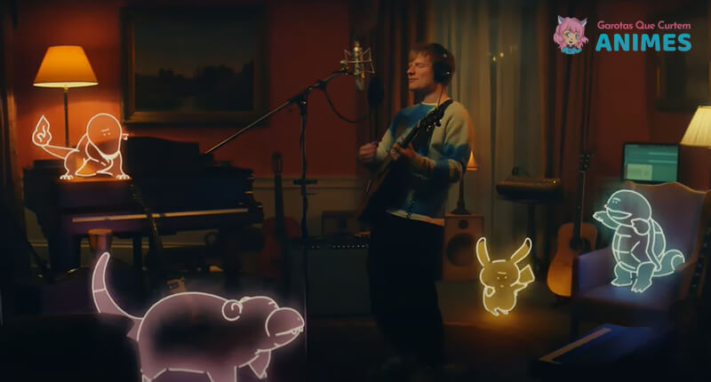 Ed Sheeran e Pokémon - Uma parceria fofa que rendeu um videoclipe incrível