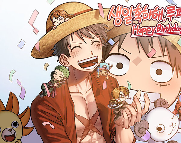 One Piece - Celebrações do aniversário de Luffy já começaram