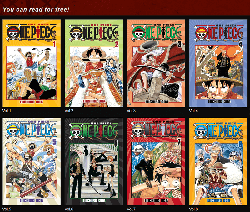 Série de One Piece ganha site comemorativo com volumes do mangá em PT-Br