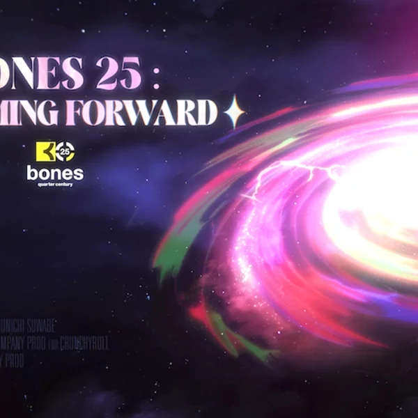 A Crunchyroll anunciou que está produzindo um documentário sobre o estúdio de anime BONES, intitulado BONES 25: DREAMING FORWARD.