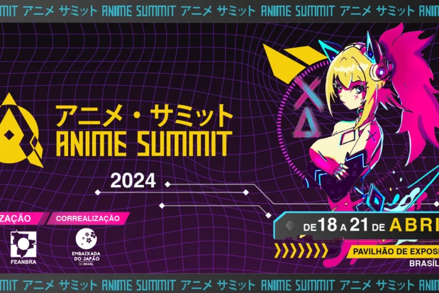 O Anime Summit, retorna em sua maior edição no Pavilhão de Exposições do Parque da Cidade de 18 a 21 de abril de 2024.