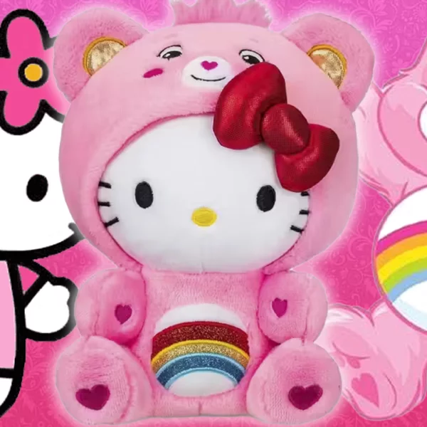 A Sanrio lançou oficialmente uma colaboração entre a Hello Kitty e os Ursinhos Carinhosos, combinando duas das franquias mais adoráveis.