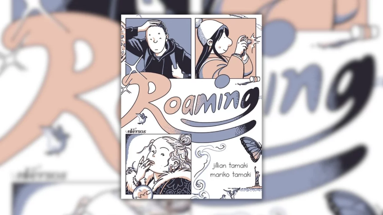 Com ilustrações envolventes, Nova Iorque é retratada como um personagem vívido, enriquecendo a narrativa da graphic novel Roaming.